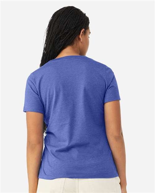 Women's Relaxed Heather CVC V-Neck Tee - Image 53