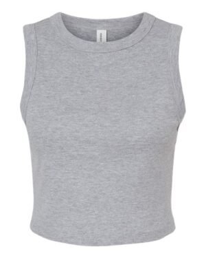 Alternative view of Women's Micro Rib Muscle Crop Tank