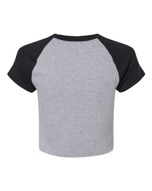 Women's Micro Rib Raglan Baby Tee - Image 3