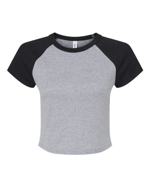 Women's Micro Rib Raglan Baby Tee - Image 2
