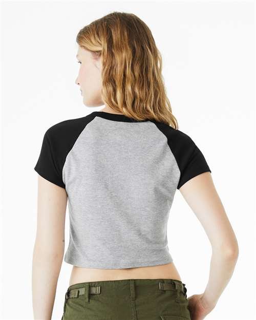Women's Micro Rib Raglan Baby Tee - Image 7
