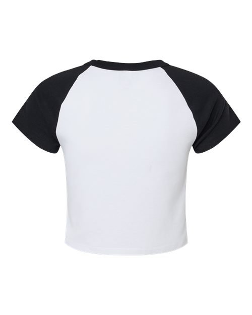 Women's Micro Rib Raglan Baby Tee - Image 16