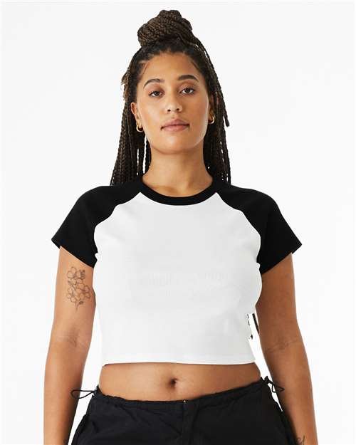 Women's Micro Rib Raglan Baby Tee - Image 18