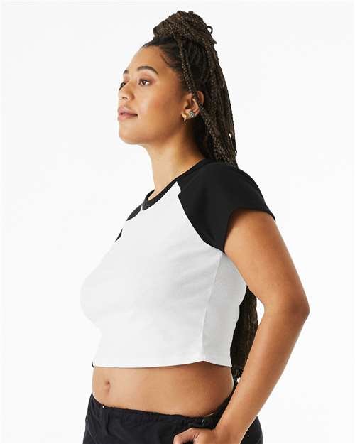 Women's Micro Rib Raglan Baby Tee - Image 19