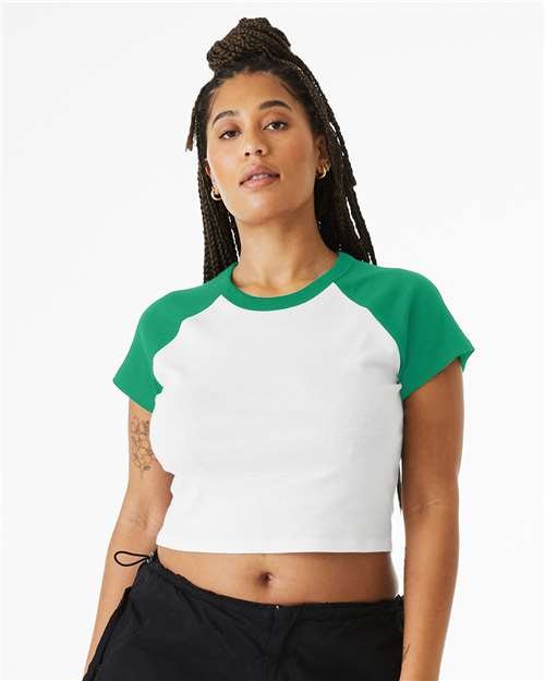 Women's Micro Rib Raglan Baby Tee - Image 24