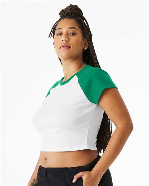 Women's Micro Rib Raglan Baby Tee - Image 25