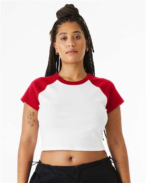 Women's Micro Rib Raglan Baby Tee - Image 42