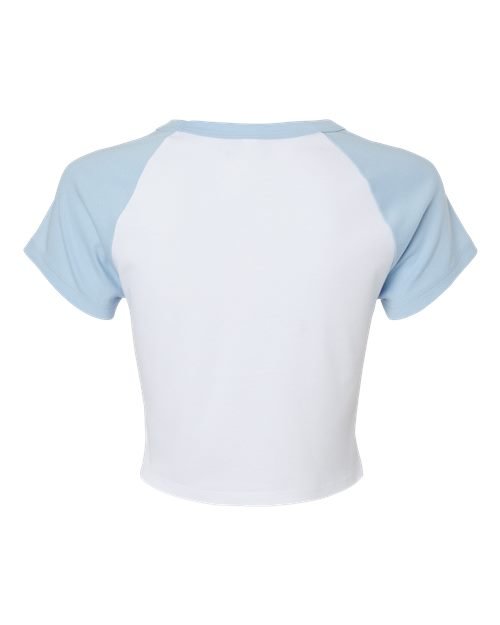 Women's Micro Rib Raglan Baby Tee - Image 9