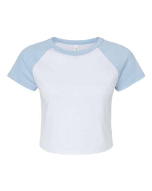 Women's Micro Rib Raglan Baby Tee - Image 8