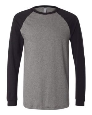 Men's Long Sleeve Jersey Baseball Tee
