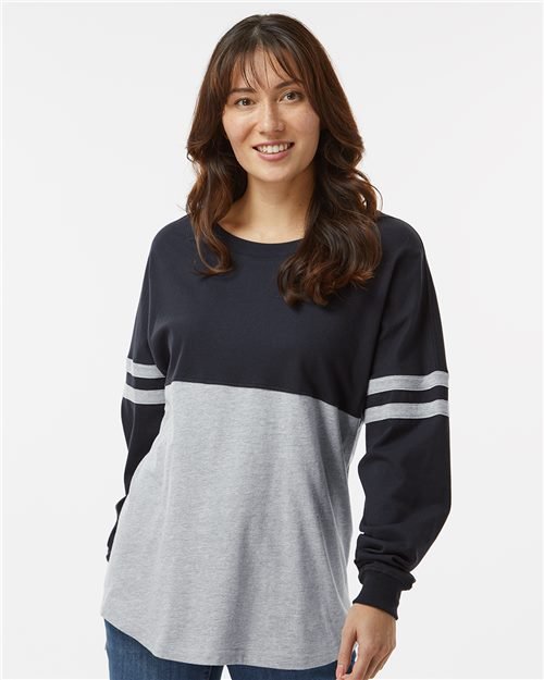 Women's Pom Pom Long Sleeve Jersey T-Shirt - Image 74
