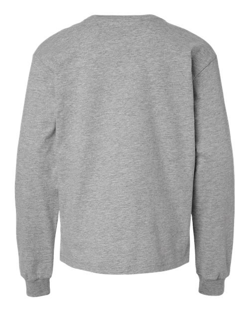 Youth 6oz. Heavyweight Long Sleeve Tee - Image 3