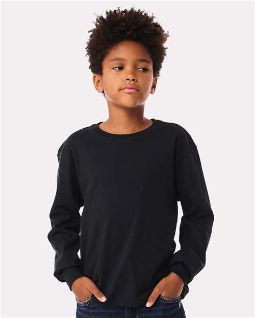 Youth 6oz. Heavyweight Long Sleeve Tee - Image 11