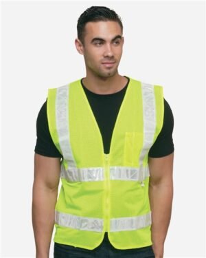 Unisex USA-Made Mesh Safety Vest
