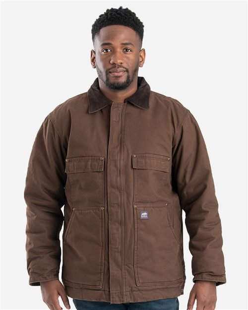Men's Highland Washed Chore Jacket - Image 5