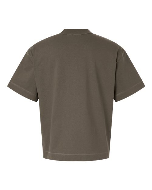 Unisex Heavyweight Cotton Mid-Length Tee - Image 46