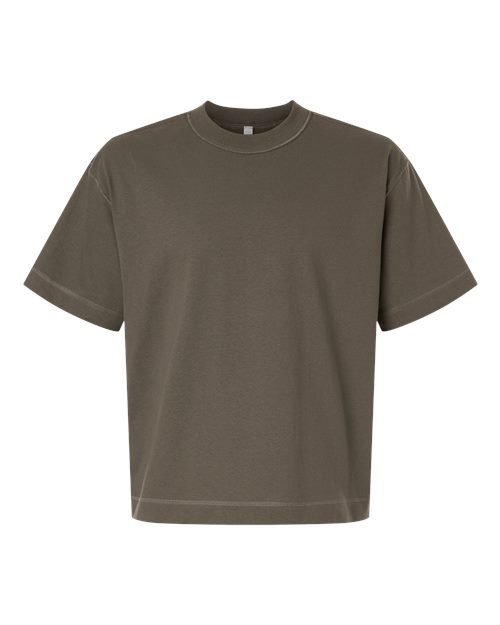 Unisex Heavyweight Cotton Mid-Length Tee - Image 45