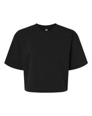 Alternative view of Women's French Terry Mid-Length Boxy Top