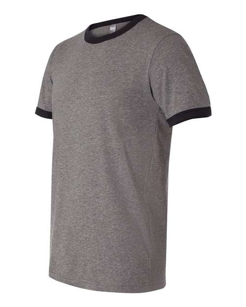 Men's Jersey Heather Ringer Tee - Image 3