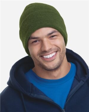 USA-Made 12'' Knit Cuffed Beanie