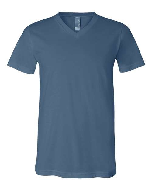 Unisex Jersey V-Neck Tee - Image 77