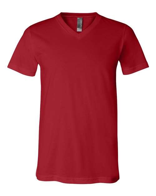 Unisex Jersey V-Neck Tee - Image 15