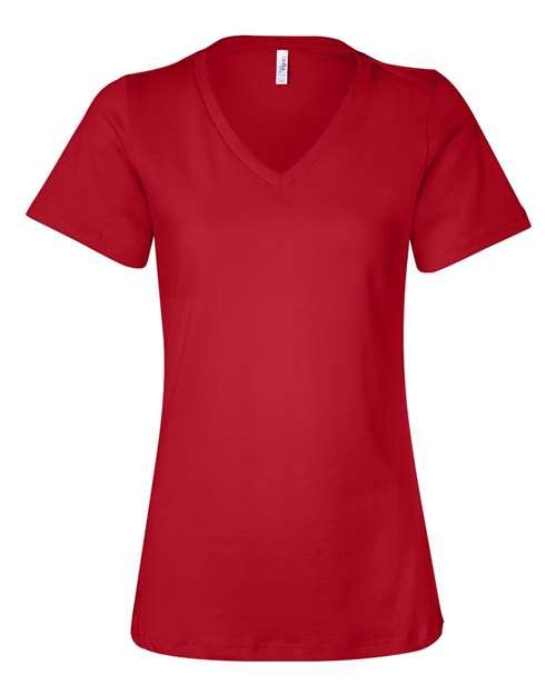 Women’s Relaxed Jersey V-Neck Tee - Image 57
