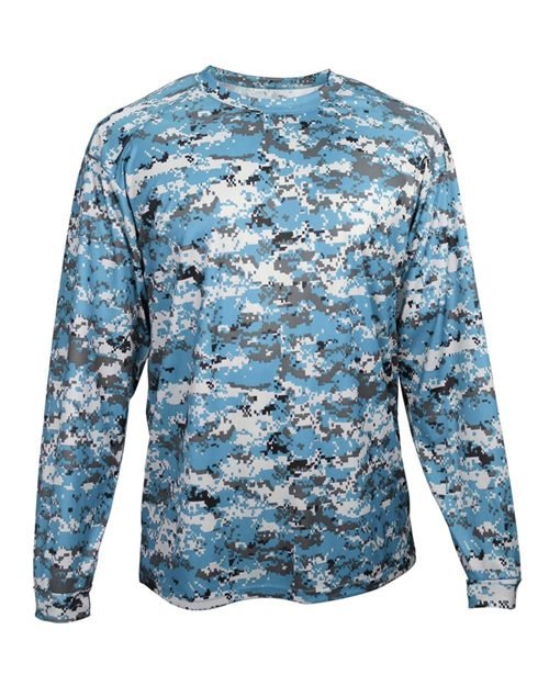Men's Digital Camo Long Sleeve T-Shirt - Image 44