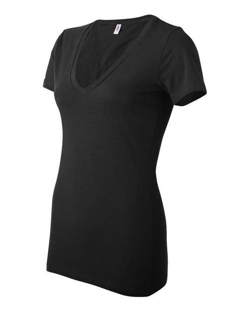Women’s Jersey Deep V-Neck Tee - Image 6