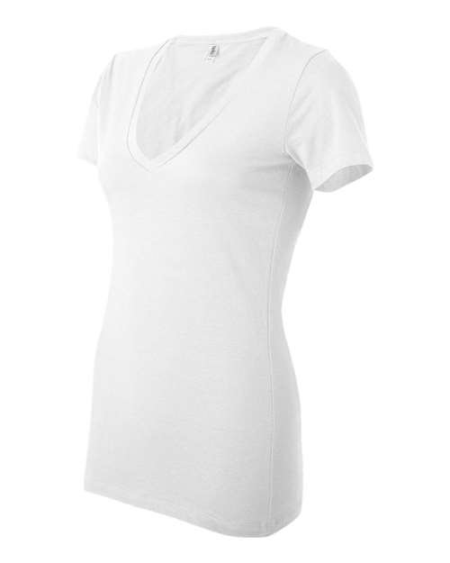 Women’s Jersey Deep V-Neck Tee - Image 37