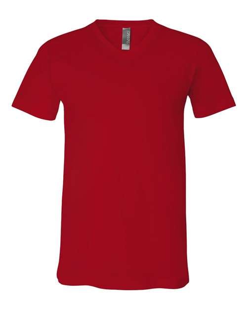 Unisex Jersey V-Neck Tee - Image 71