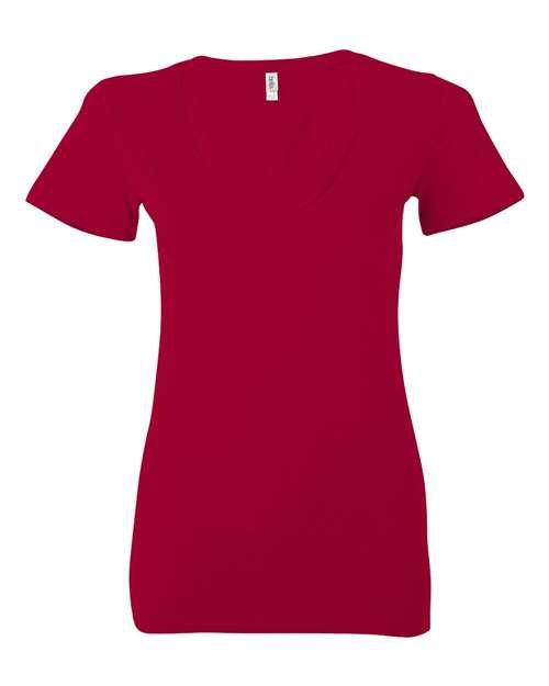 Women’s Jersey Deep V-Neck Tee - Image 30