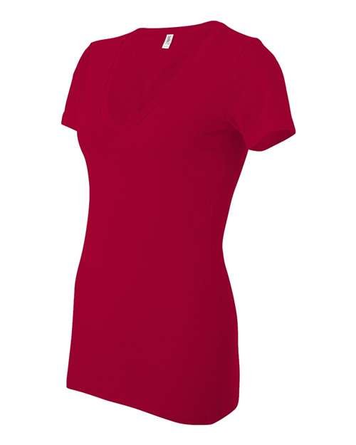 Women’s Jersey Deep V-Neck Tee - Image 31