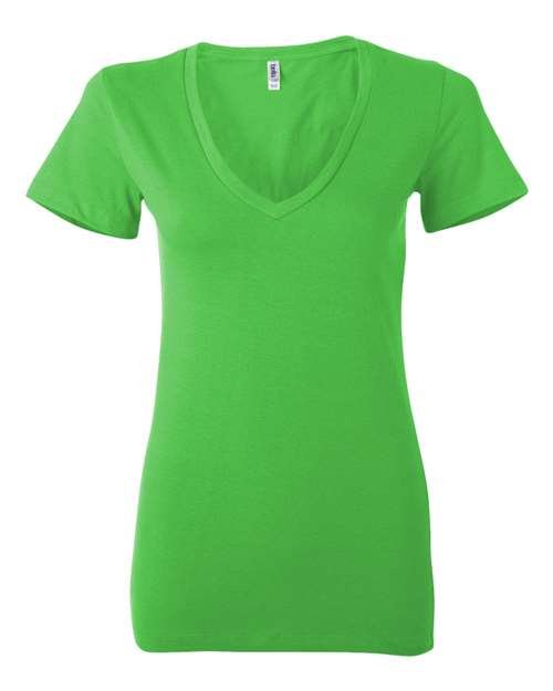 Women’s Jersey Deep V-Neck Tee - Image 23
