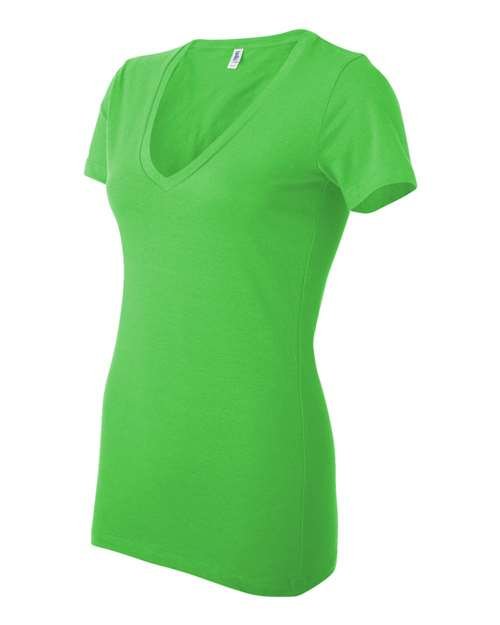 Women’s Jersey Deep V-Neck Tee - Image 24