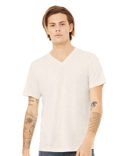 Unisex Triblend V-Neck Tee - Image 60