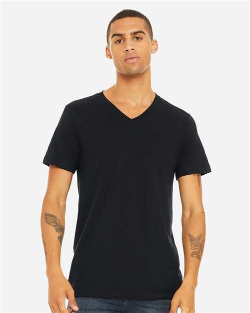 Unisex Jersey V-Neck Tee - Image 89
