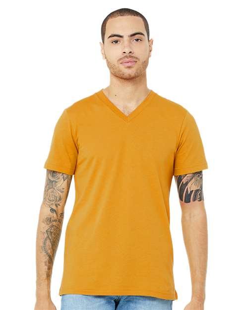 Unisex Jersey V-Neck Tee - Image 50