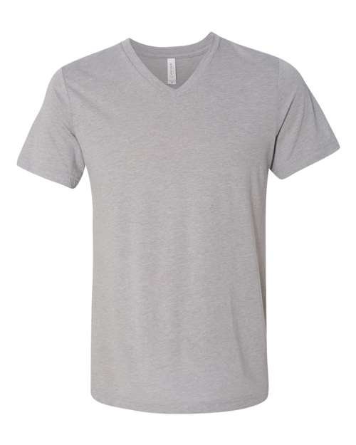 Unisex Triblend V-Neck Tee - Image 8