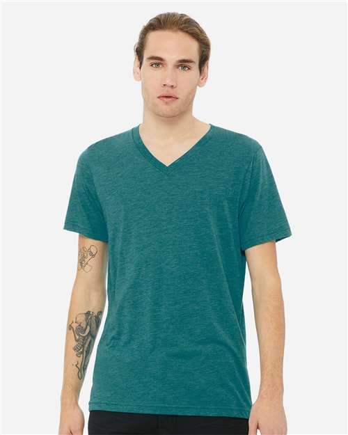 Unisex Triblend V-Neck Tee - Image 96