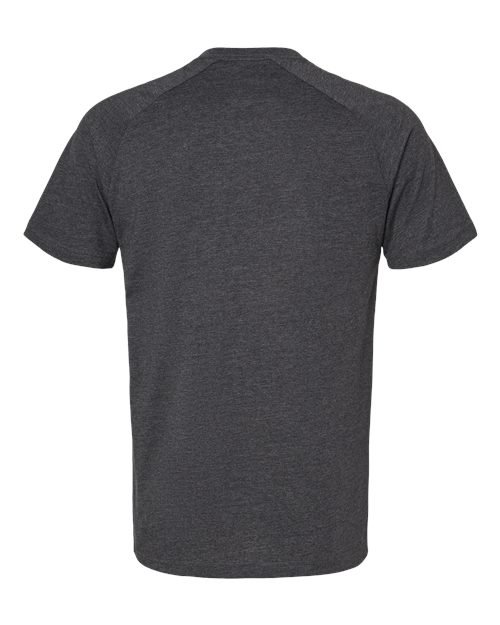 Men's Heather CVC Raglan Tee - Image 12