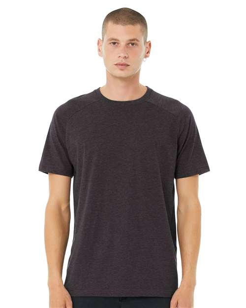 Men's Heather CVC Raglan Tee - Image 14