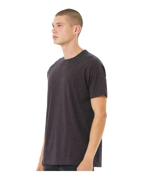 Men's Heather CVC Raglan Tee - Image 15
