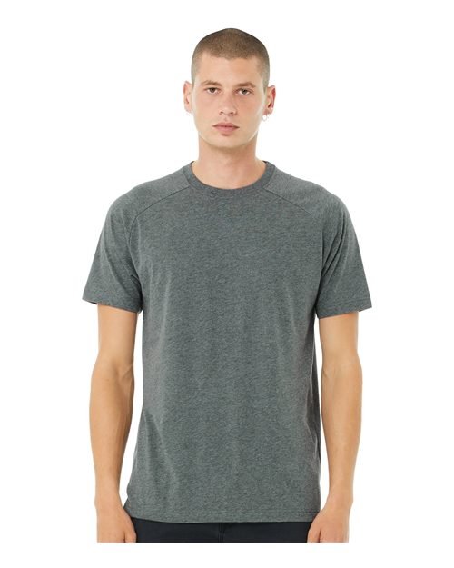 Men's Heather CVC Raglan Tee - Image 20