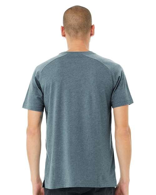 Men's Heather CVC Raglan Tee - Image 41
