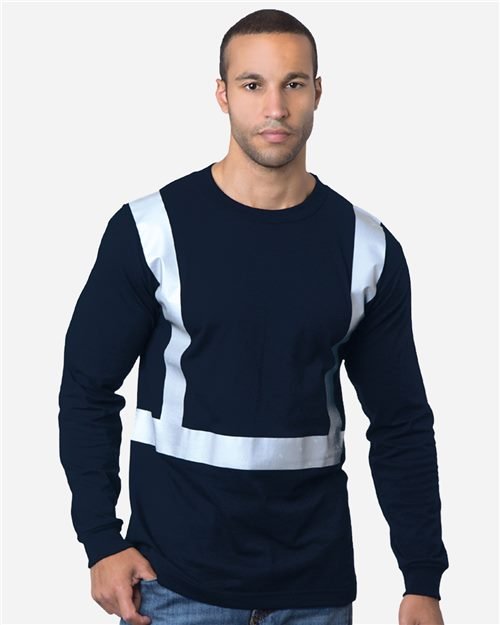 Men's USA-Made Hi-Visibility Long Sleeve T-Shirt