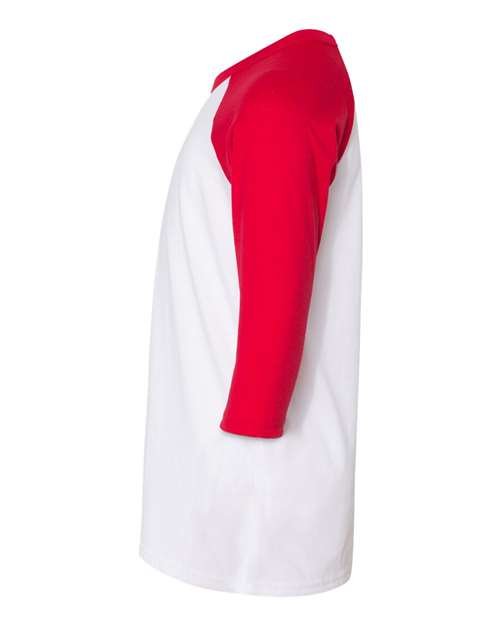 Youth Three-Quarter Sleeve Baseball Tee - Image 16