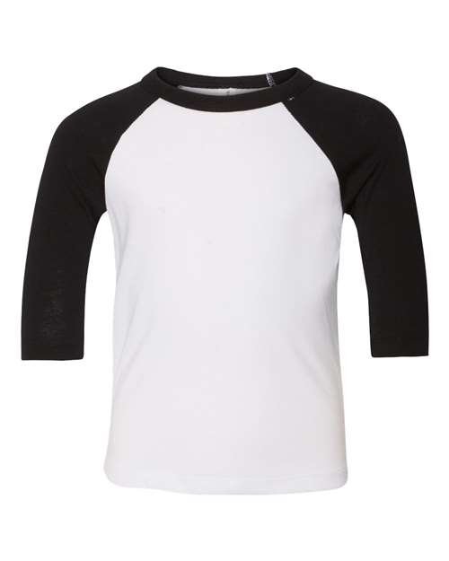 Toddler Three-Quarter Sleeve Baseball Tee - Image 5