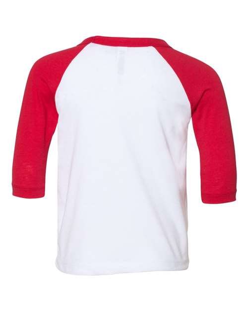 Toddler Three-Quarter Sleeve Baseball Tee - Image 15