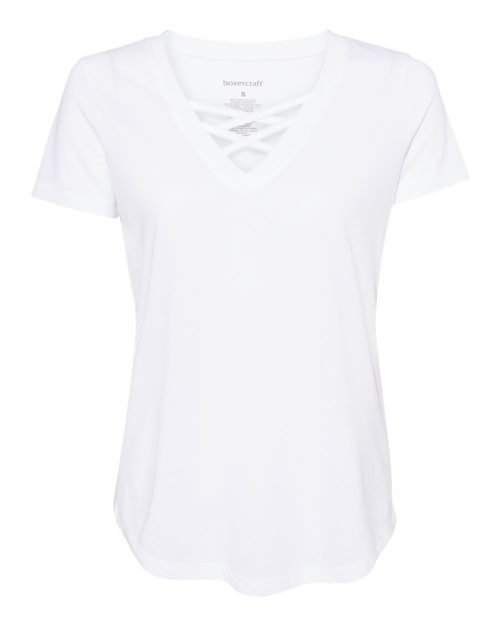 Women’s Cage Front T-Shirt - Image 12